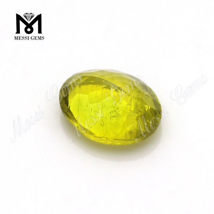 Wholesale Oval Cut Loose Gemstone Natural Peridot Stones For Jewelry