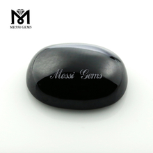 For ring maker Oval Cut flat cabochon 12 X 16 mm black spinel