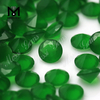 Wholesale Machine Cut Round 7.0mm Emerald Green Loose Gemstone Bead for Jewelry