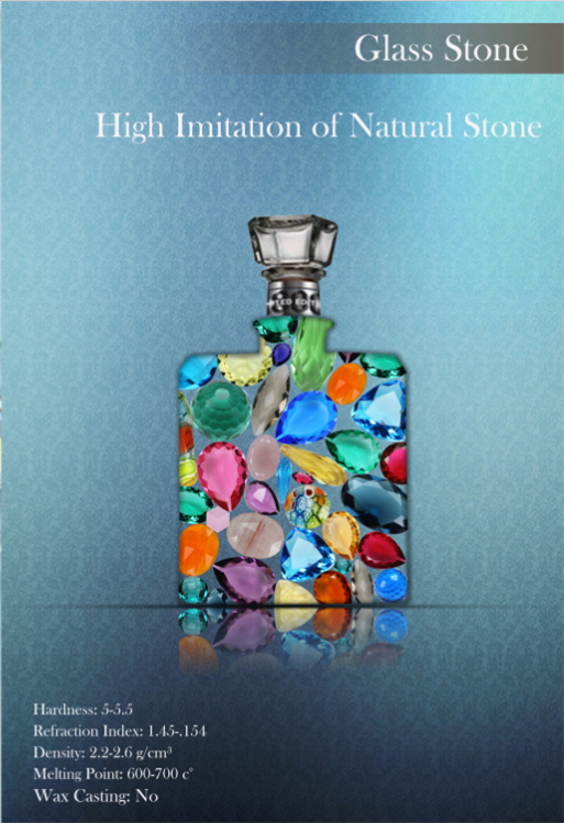 Wholesale Machine Cut Cushion Faceted Glass Gems