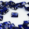 Heat Resistant Synthetic Rectangle Sapphire Blue Nano Gems