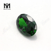Top Quality Factory Oval Shape Green Color 13*18mm Cubic Zirconia, Jewelry Making