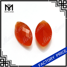 Chinese New Style Red MarquiseJade Gemstone Wholesale Natural Jade