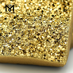 14mm wholesale geode drusy 24K gold square shape druzy