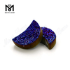 Factory half moon amethyst druzy agate stone