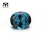 Wax casting oval shape russia loose oval london blue nanosital gemstone