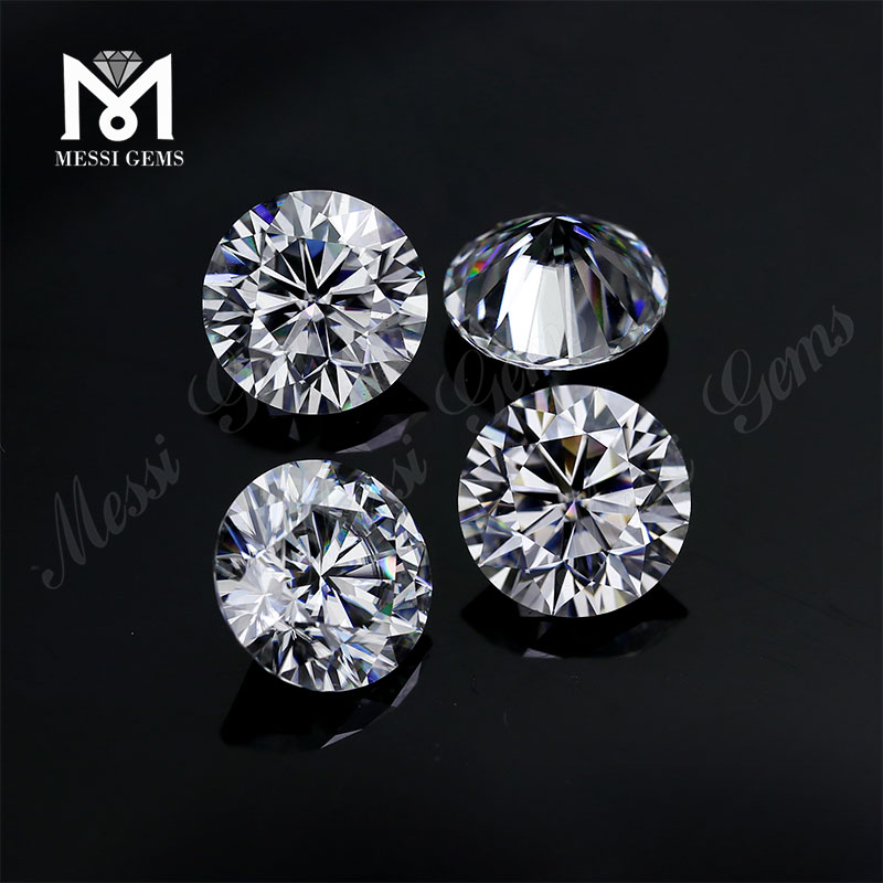 4ct moissanite diamond loose price China DEF round brilliant cut moissanite super white