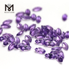 7x3.5mm marquise cut wholesale hydrothermal amethyst quartz synthetic stones