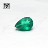 synthetic loose 7x10mm pear shape columbia emerald stone