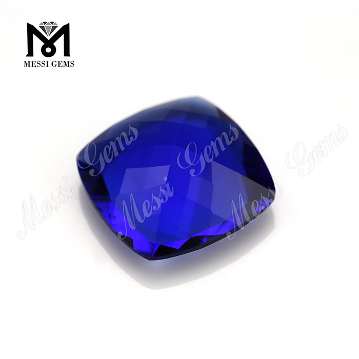 Factory price wholesale blue sapphire glass price