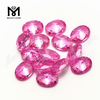 Factory Price Top Machine Cut 4x6mm Oval Cut Pink Loose Cubic Zirconia Stone