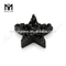 Black Plating Star Shape Natural Druzy Agate