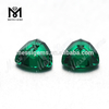 Trillion cut 10 x 10 mm green nano gemstone