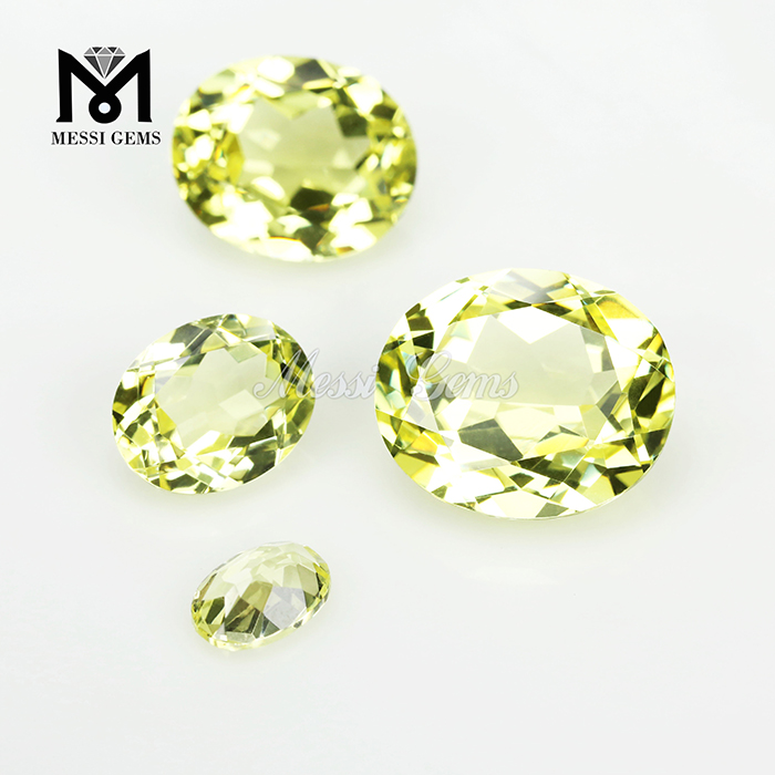 Factory price 10# Canary Yellow Nanosital synthetic nano sital gemstone