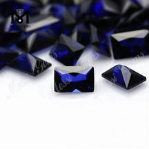 Synthetic Baguette Sapphire Blue Corundum
