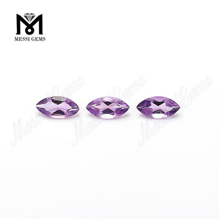 Loose Gemstone Marquise Cut 2.5x5mm Natural Amethyst Gemstone