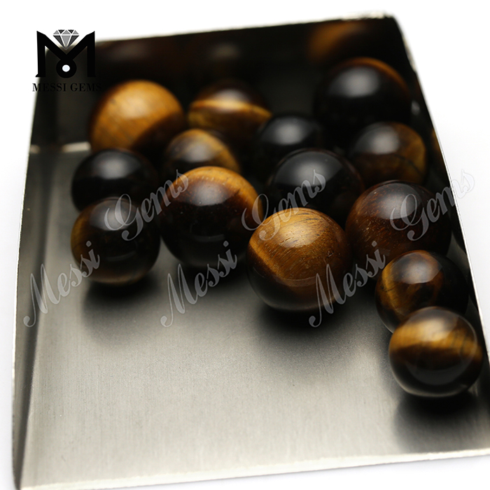 Perles d'œil de tigre de 8 mm