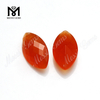 malaysian red jade stones in faceted marquise shape