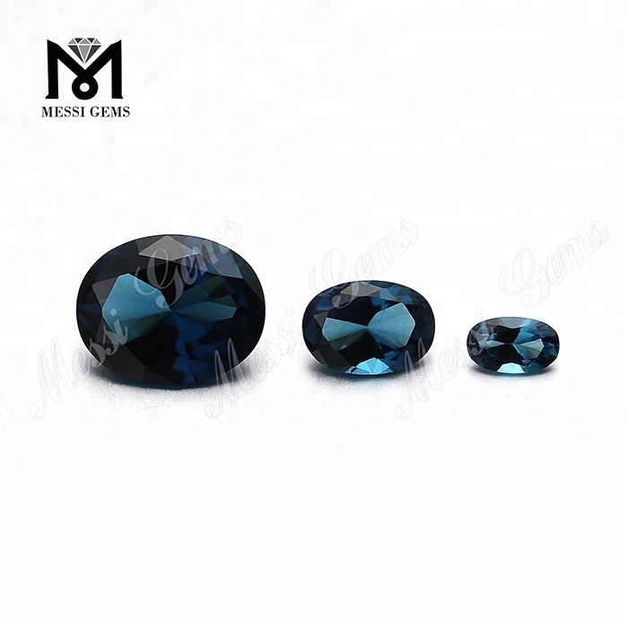 Heat Resistant London Blue Nanosital Gemstone 48# Nanosital Stone