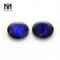 Wholesale 34# blue round shape 9mm corundum synthetic ruby
