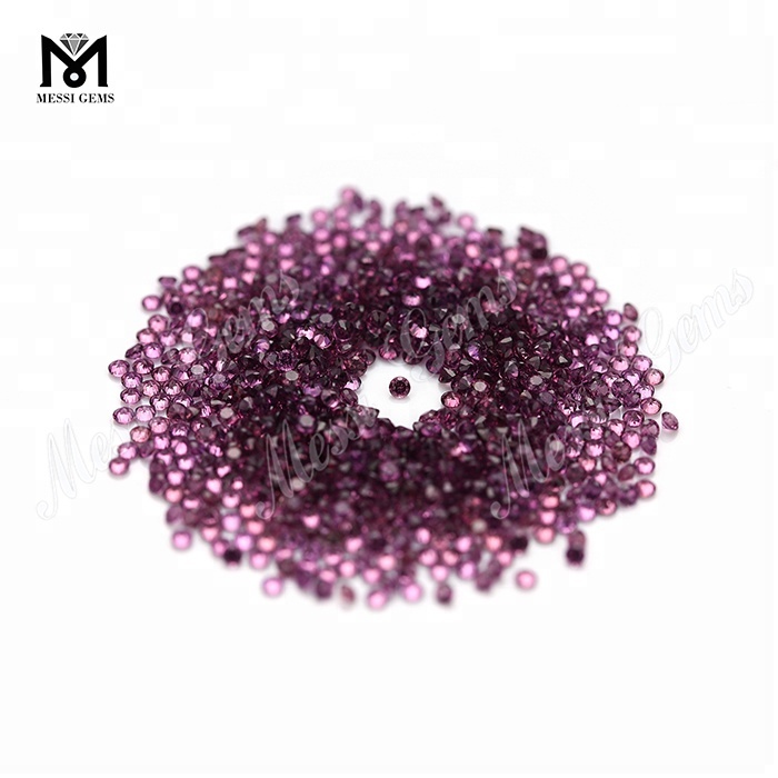Small Size Natural Purple Garnet Stone 1.75mm Natural Garnet Stone