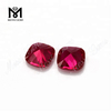 wholesale synthetic corundum 5# red color ruby stone price for red corundum jewelry