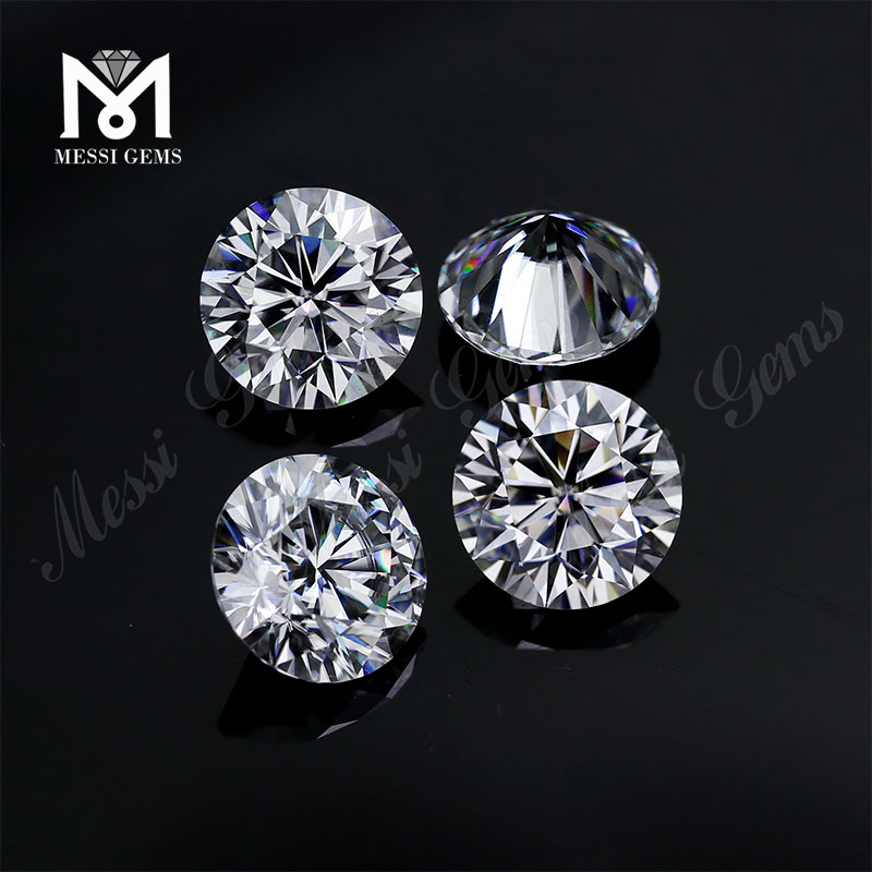 Synthetic def white moissanite top quality 3ct loose moissanites stone