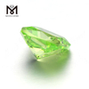 Factory Price Loose Cushion Cut 10 x 10 mm Green Apple Color Cubic Zirconia Stone
