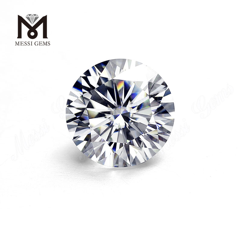 15.0mm DEF moissanite stone Precious white moissanite diamond round shape