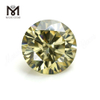Factory Price Loose Gemstone 1 Carat Brilliant Cut Yellow moissanite diamond