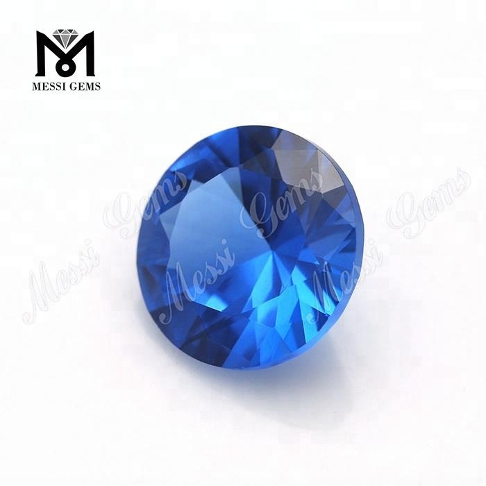 Gemma sintetica blu 10,0mm 119# pietre di spinel