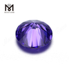 Wuzhou Factory Round Cut Lab Created Violet Color CZ Stones