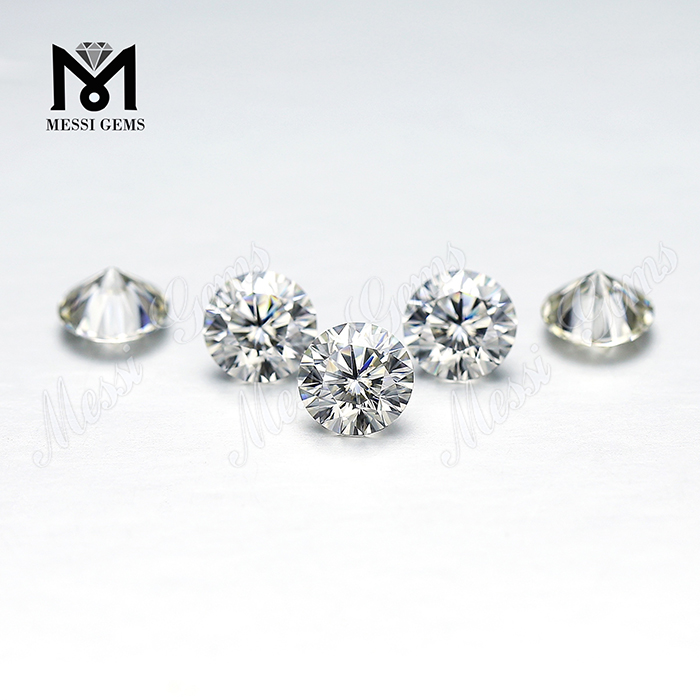 High Quality Loose gemstone price per carat 8mm DEF white round moissanite