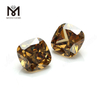 Loose Light Brown Cushion 12*12mm CZ Cubic Zirconia Stones Prices