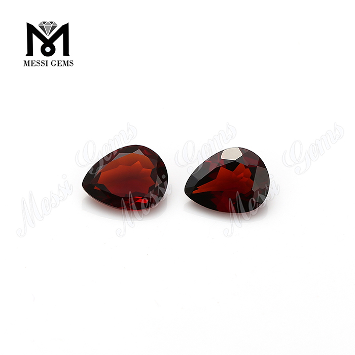 pear cut red garnet stones natural gemstones for sale