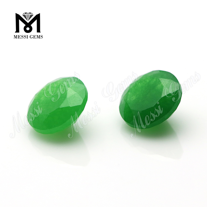 Wholesale Round Gemstone Beads Green Jade Stone