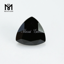 Wholesale Price Loose 6x6mm Trillion Cut Black Cubic Zirconia