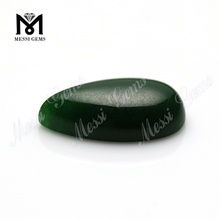 Natural Green Jade Pear Shape 14x24mm Jade Stone