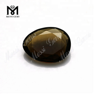 Amber glass stone cheap price color glass gemstone decoration