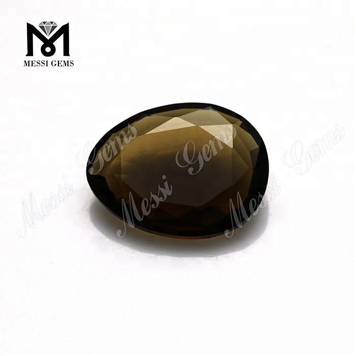 Amber glass stone cheap price color glass gemstone decoration