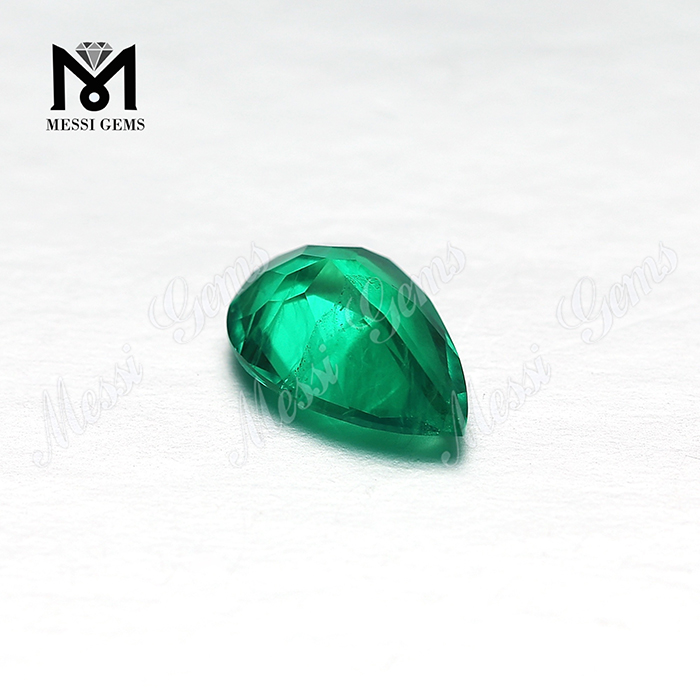 Wholesale Created Emerald Stone Pear Shape Colombia Emerald