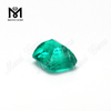 Emerad cut synthetic columbian emerald ring gemstone