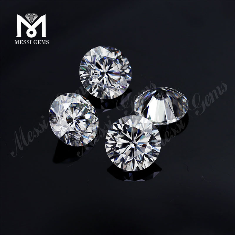  1 carat 6.5mm DEF VVS1 moissanite diamond price Wholesale price lab grown loose gemstone