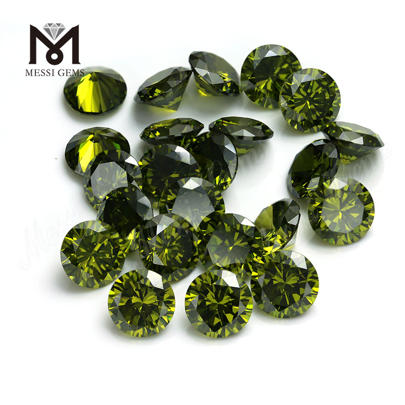 Factory Wholesale Loose Synthetic Gemstone Round Brilliant 2mm CZ Stone Price