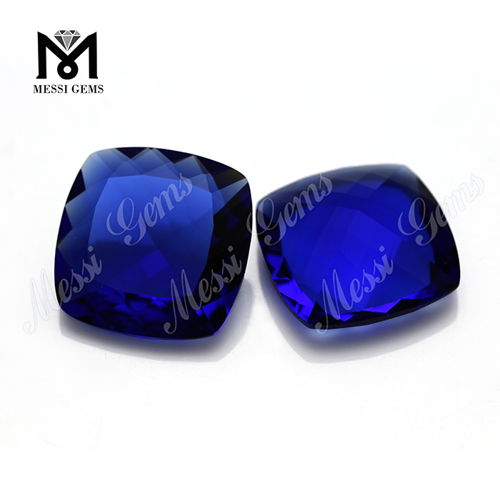 Factory price wholesale blue sapphire glass price