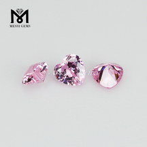 High quality pink heart cutting syn corundum buy ruby gemstone