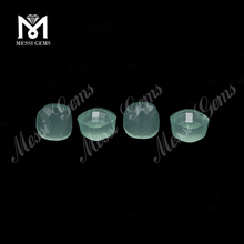 Cushion Mushroom Shape Green Glass Stone