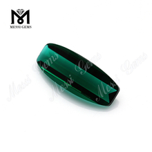 nano crystal emerald color glass stone for jewelry