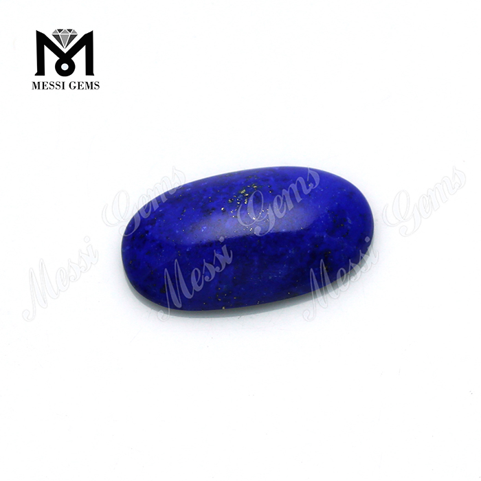 Natural lapis lazuli oval flat cut lapis lazuli rough stone