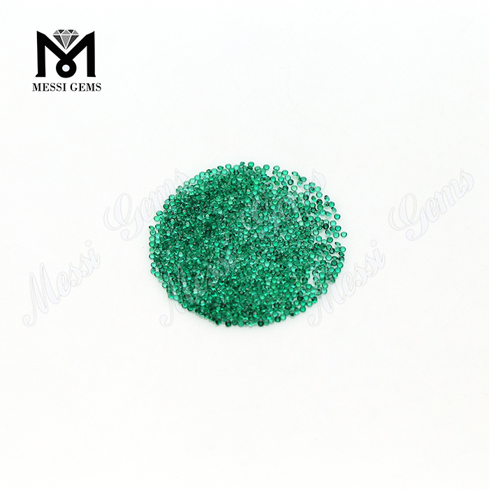 Natural Emerald Stone Created Small Size 1.25MM Emerald Gemstone
